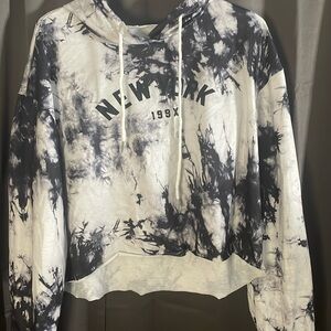 New York crop top hoodie 🆕